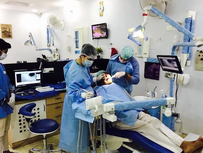 Dental implant treatment consultation